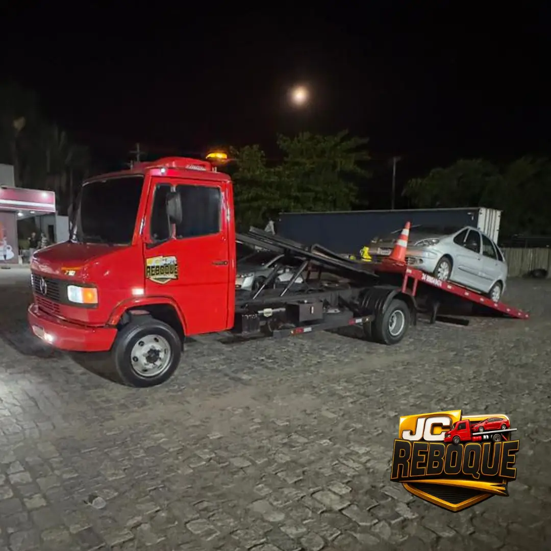 Atendimento noturno com guincho plataforma